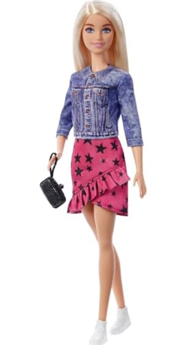 Barbie: Big City, Big Dreams Malibu&rdquo; Roberts Doll (Blonde, 11.5-in) Wearing Jacket, Skirt &amp; Accessories, Gift for 3 to 7 Year Olds