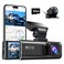 REDTIGER F7N 4K Dual Dash Cam with 64GB Card, Built-in WiFi GPS Front 4K/2.5K and Rear 1080P Dual Dash Camera for Cars,3.18 inch Screen,170&deg; Wide Angle, Parking Monitor, Support 256GB Max
