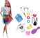 Barbie Doll Leopard Rainbow Hair with Color-Change Highlights &amp; 16 Styling Accessories Including Clothes, Scrunchies, Brush &amp; More
