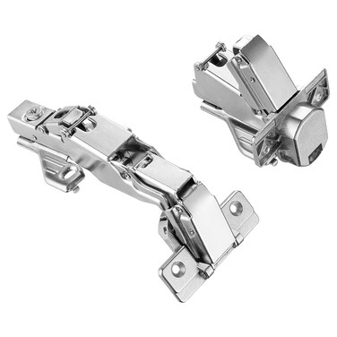 165 Degree Lazy Susan Mepla Cabinet Hinge Full Overlay Screw-On Corner Base Face Frame Hafele Kitchen Hinges 2Pcs