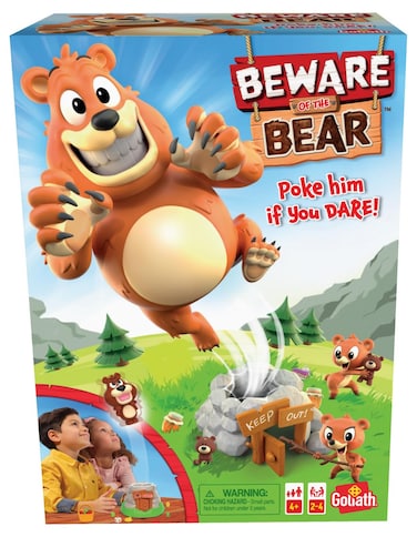 Beware of The Bear - Poke The Bear and Sneak The Goodies Before He Wakes Up Game by Goliath
