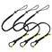 BearTOOLS New Black Screw Lock Safety Lanyard 3 Foot Tough Tether, Captive Eye Carabiner, Adjustable Loop End, Ultra-Durable, Premium Quality Materials for Scaffold Construction 3 Pack (0933S)