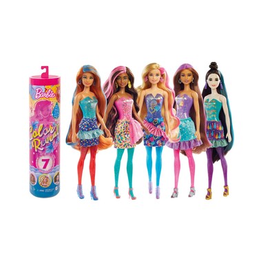 Barbie Color Reveal Doll &amp; Accessories, Party Series, 7 Surprises, 1 Barbie Doll (Styles May Vary)