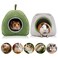 YUEPET Guinea Pig Bed 2 Pack - Washable Cage Accessories Small Animal Bed Hideout for Guinea Pig, Chinchilla, Hamsters, Hedgehog