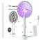 PALONE Electric Fly Swatter 3000V Bug Zapper Racket 2 in 1 Fly Swatter with 1200mAh Battery Rechargeable Mosquito Killer Lamp with 3 Layers Safety Mesh for Indoor and Outdoor