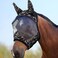 Harrison Howard LumiVista Horse Fly Mask Standard with Ears UV Protection for Horse Paisley Wave L Full Size