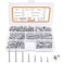 VIGRUE Pack of 230 Self-Tapping Screws, M4.2 Self-Tapping Screws, Self-Tapping Set, Phillips Drilling Screws, Made of 410 Stainless Steel