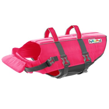 Outward Hound Granby Splash Pink Dog Life Jacket, XL
