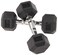2nd Generation Rubber Coated Dumbbell Weight Chrome Grip Hand Weight, Pairs, Multiple Weight Options