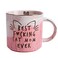 Cat Mom Gifts for Women - Crazy Cat Lady Coffee Mug Gift for Kitten Lover Mom, Daughter, Sister, Aunt, Wife, Best Friends, BFF, Coworkers, Her - Best Mom Ever - Pink Marble Mug, Ceramic 11.5oz Cup