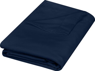 Utopia Bedding Flat Sheet - 1 Pack (Queen, Navy) - Soft Brushed Microfiber Fabric - Shrinkage &amp; Fade Resistant Top Sheet - Easy Care Bed Sheet