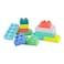 Infantino Super Soft Building Blocks, Easy-to-Hold for Babies &amp; Toddlers, BPA-Free, Multi-Colored, 12-Piece Set