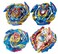 UGY 4 Pieces Pack Burst Gyros Battling Top Battle Burst High Performance Set, Birthday Party School Gift Idea Toys for Boys Kids Children Age 6+.