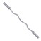 Signature Fitness Standard Olympic Super Curl Barbell Curl Bar Threaded Curl Bar, 48 inch
