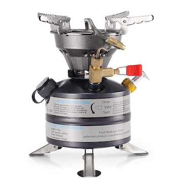 Outdoor Mini One-Piece Liquid Fuel Camping Gasoline Stove Burner Lightweight Portable Gasoline Stove