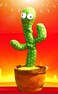 Electric Dancing Singing Cactus Toy for Babies, Mimicking Talking Cactus Toys, Wiggly Repeating Cactus Plush Toy (120 Songs)