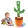 MIAODAM Dancing Talking Cactus Toy for Baby Toddler, Colorful Glowing Repeating What You Say, Singing Talking Toy 120 Pcs Songs for Baby Dancing Cactus Mimicking Toys