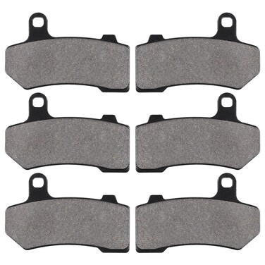 Brake Pads Compatible with Harley Davidson Road King, Road Glide 2008-2016, Street Glide 2008-2015, Electra Glide, Ultra Classic, Front and Rear, V-Rod, Street Rod, Night Rod