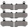 Brake Pads Compatible with Harley Davidson Road King, Road Glide 2008-2016, Street Glide 2008-2015, Electra Glide, Ultra Classic, Front and Rear, V-Rod, Street Rod, Night Rod