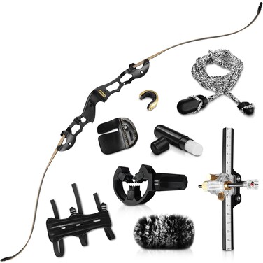 CXP Takedown Recurve Bow Set for Adults Youth or Beginners &ndash; 58&rdquo; Hunting Target Shooting Archery Bows with Aerospace Aluminum Limbs and Riser &ndash; Right Handed Longbow - Size 30 40 50 60 Lbs