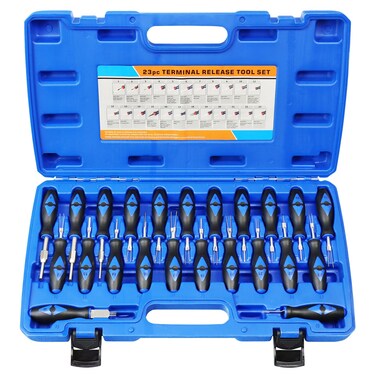 Terminal Release Kit, Universal Wire Connector Removal Pin Extractor Release Tool 23 PCS Set for American Domestic and Imported Vehicles