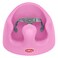 Nuby My Floor Seat, Soft Foam Cushion with Safety Harness and High Back Design, for Ages 4-12 Months, Pink