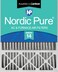 Nordic Pure 20x25x5 (19_7/8 x 24_7/8 x 4_3/8) Honeywell Replacement Air Filters MERV 14 Plus Carbon 1 Pack