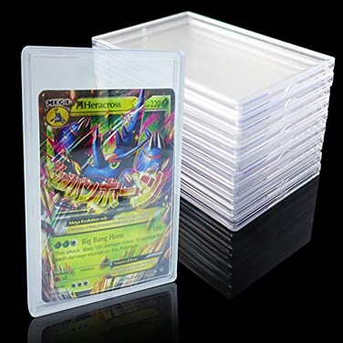 tutata Full Protect Trading Card Holder 10 PACKS Rigid Baseball Card Case for Standard Cards