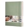 EMSHOI Dotted Journal Bullet Notebook, B5 Large Softcover Leather Journal, 192 Numbered Pages 100gsm Thick Dot Grid Notebook for Drawing Women Men Work School Supplies, 7.48"x10.15"-Green