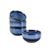 UNICASA Ceramic Small Bowls Set, 8 OZ Cereal Bowls Set of 4, Porcelain Reactive Glaze Rice Bowls, Dessert Bowls for Ice Cream, Serving Bowls for Dipping, Rice, Soup, Dishwasher &amp; Microwave Safe, Blue