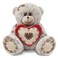 Teddy Bear Stuffed Animal, 10 Inch Plush Valentines Bears with Red Heart Pillow - Soft Gift for Her Him Kids Mom Birthday