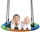 Tree Swings for Kids Outdoor, 40 Inch Diameter 600lb Weight &amp; Adjustable Hanging Ropes Tree Swings, Great for Playground Swing, Backyard and Playroom(3 Colors)
