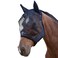 Harrison Howard CareMaster Horse Fly Mask Half Face with Ears Black XL Extra Full Size