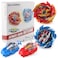 NeschToy Bey Battle Burst Sparking Launchers Left and Right Spin Exclusive Combo Set 2 in 1 Blue