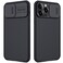 Mangix for iPhone 13 Pro Max Case with Camera Cover,Slim Fit Thin Polycarbonate Protective Shockproof Cover with Slide Camera Cover, Upgraded Case for Apple iPhone 13 Pro Max (Black)