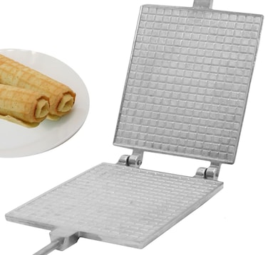 Waffle Maker rectangular shape - Waffle Cone Maker - Krumkake Iron - Wafer Maker - Waffle Makers - Waffle Cone Maker Machine - Stroopwafel Maker - Ice Cream Cone Maker - Wafer Iron - Вафельница