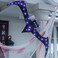 EAMBRITE Halloween Window Lights 4FT Giant Bat Light with 80 LED Purple Lights Waterproof Light Up Bat Spooky Hanging Halloween Decorations Outdoor for Porch Yard Wall Fireplace Outside Decor