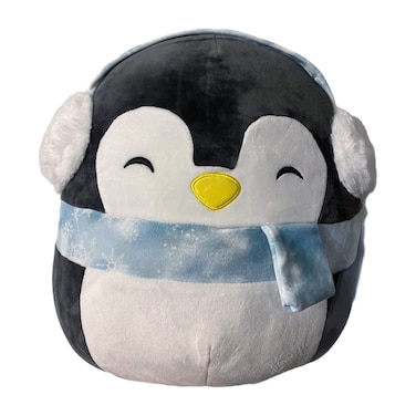 Squishmallows Official Kellytoy 12 Inch Soft Plush Squishy Toy Animals (Luna Penguin Scarf Christmas)