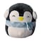 Squishmallows Official Kellytoy 12 Inch Soft Plush Squishy Toy Animals (Luna Penguin Scarf Christmas)