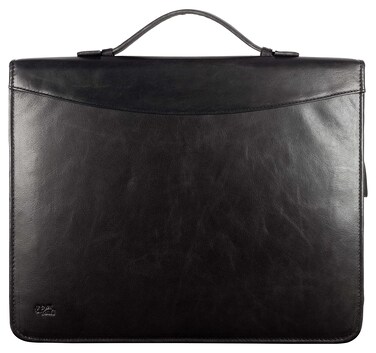 Mou Meraki Genuine Leather Portfolio Professional Organizer Padfolio &ndash; Resume Folder Stylish Document Folio for Letter Size Writing Pad- Ideal Gift Portfolios for Men and Women