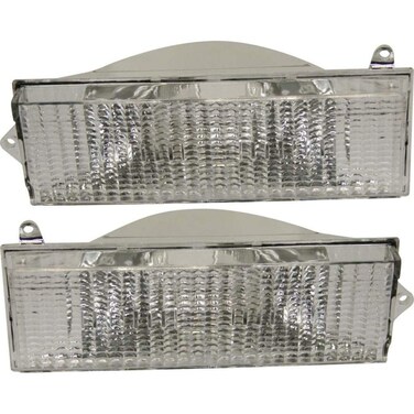 For Jeep Cherokee Parking Signal Light 1984-1996 Pair Driver and Passenger Side   CH2530101 + CH2531101   56000099