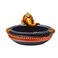 Terracotta Handmade Decorative Bowl/Ganesha Urli/Flower Pot - Black