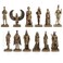 Veronese Design Egyptian Gods Resin Figurines Hand Painted Bronzed Statue