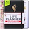 Life Planner - Undated Weekly &amp; Monthly Planner, a 12 Month Journey to Increase Productivity &amp; Happiness, Life Organizer, Gratitude Journal, Financial Planner, Self Care Journal - Horizontal Layout