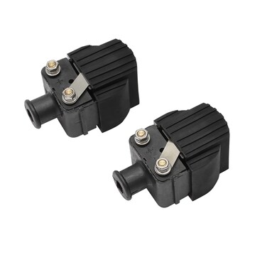 Ignition Coil Pack 2pcs Compatible with Chrysler Force Mercury Mariner Outboard Boat 40HP 70HP 115HP 140HP V-135 210CC &amp; More Replaces# 18-5186, 339-7370A13, 339-832757A4, 339-832757B4