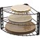 Simple Houseware 3-Tier Counter Corner Shelf Organizer, Bronze