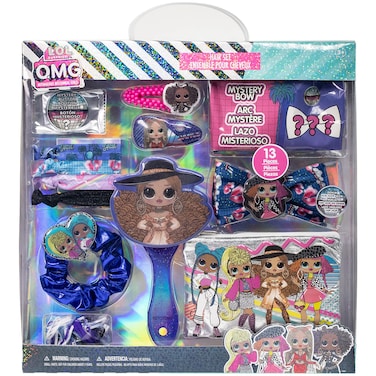 L.O.L Surprise! Townley Girl Hair Accessories Box Gift Set for Kids Tweens Girls Ages 3+ (13 Pcs) Including Hair Bow, Brush, Hair Clips, Metallic Scrunchie &amp; More, for Parties, Sleepovers &amp; Makeovers