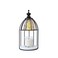 Candle Warmer Lamp, Auto Shut Off and Brightness Heat Level Control with Timer and Dimmable Switch, Top-Down Candle Melting with Marble Base and 2 Bulbs(Black)