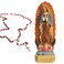 orenm Virgen de Guadalupe Statues,8 Inch Coloured Our Lady of Guadalupe Statue,Resin Mother Mary Catholic Statues,Home Tabletop Decoration Small Virgin Mary Religious Statue Gifts