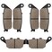 Front and Rear Brake Pads for Kawasaki 800 Z800 CDS/CEF/CFF/CGF 2013-2016/650 KLE650 KLE 650 2015 for Honda CBR250R 1988 1989 CB400SF NTV600 NX650